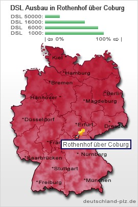 plz Rothenhof über Coburg